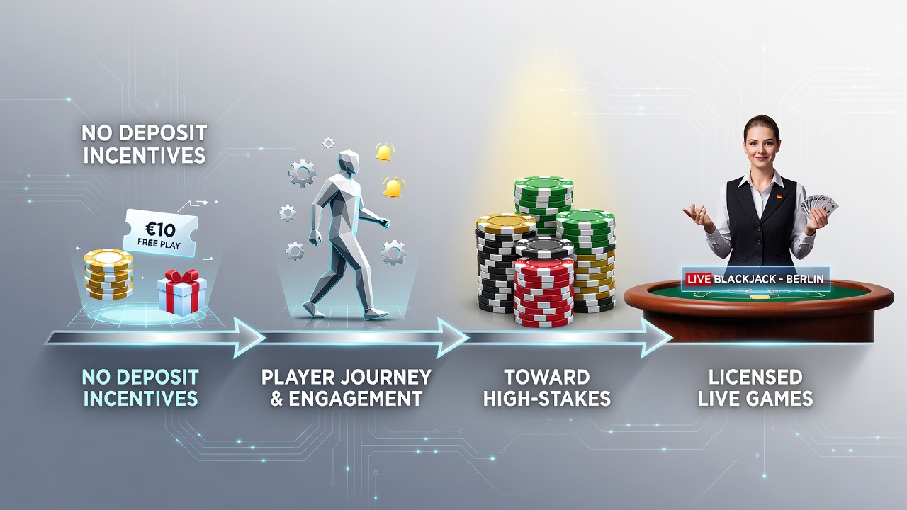 Darstellung von Übergängen zwischen mobilen Bonus-Codes und interaktiven Live-Dealer-Tischen in deutschen Casinos