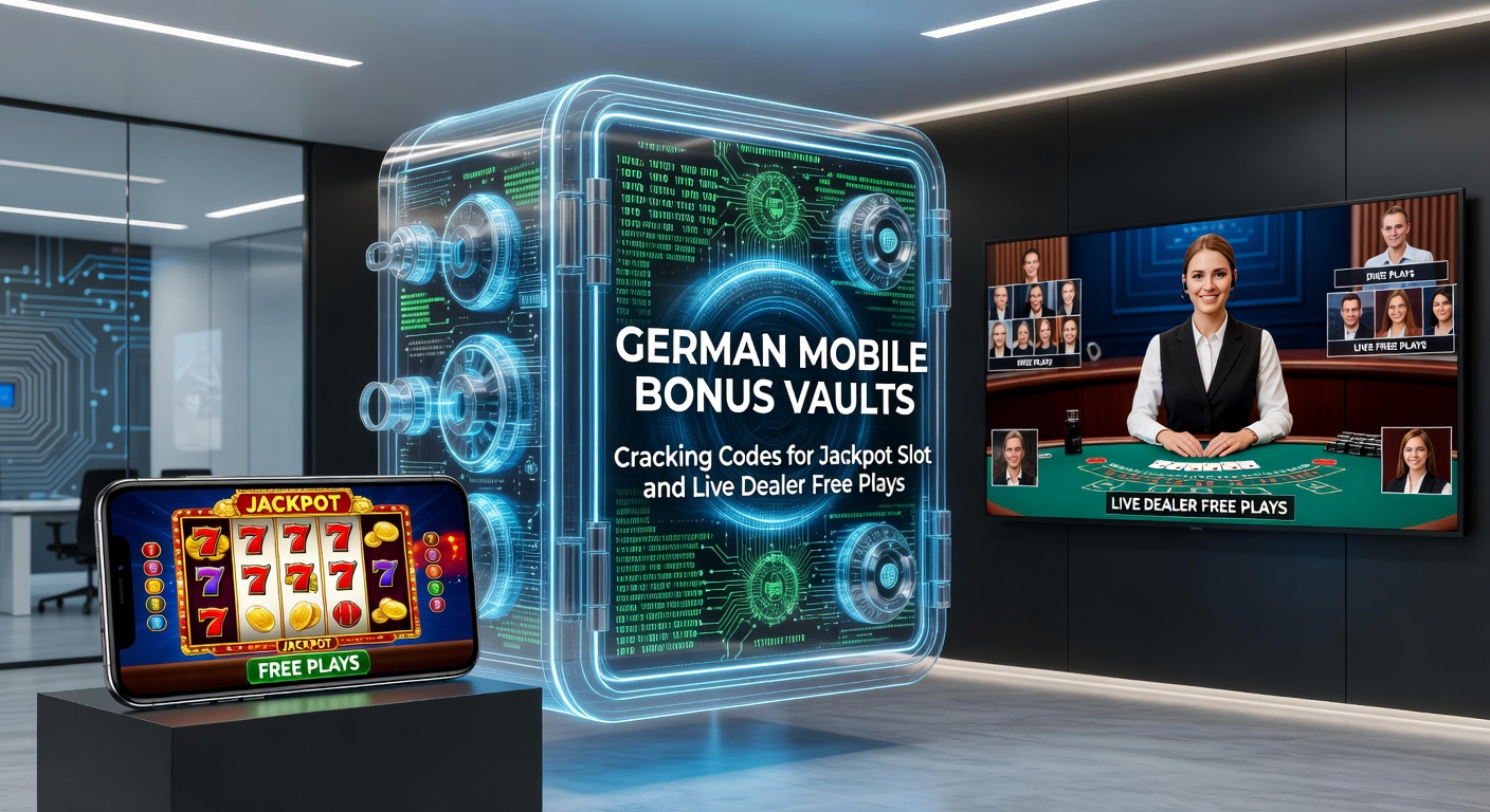 Detaillierte Darstellung eines geöffneten Bonus-Vaults mit explodierenden Jackpot-Münzen und Live-Dealer-Tisch im Vordergrund auf einem Mobilgerät