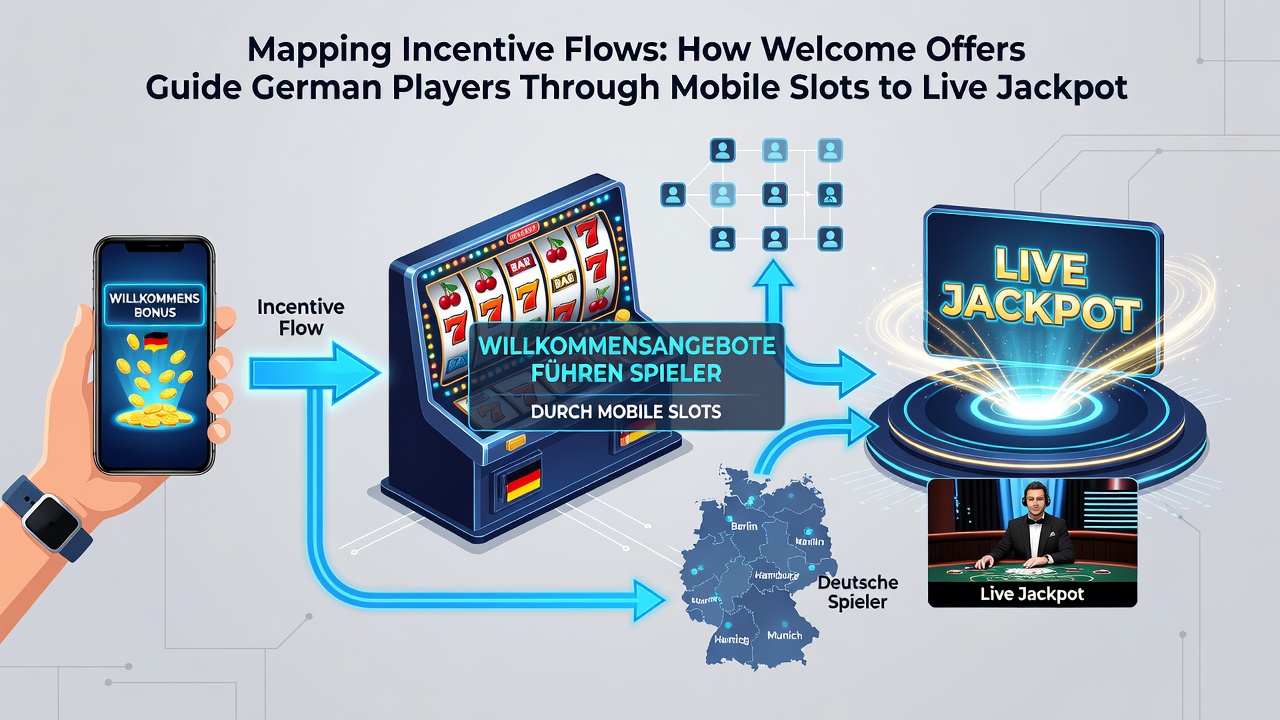 Visualisierung der Spielerpfade von mobilen Automaten zu Live-Jackpot-Erlebnissen
