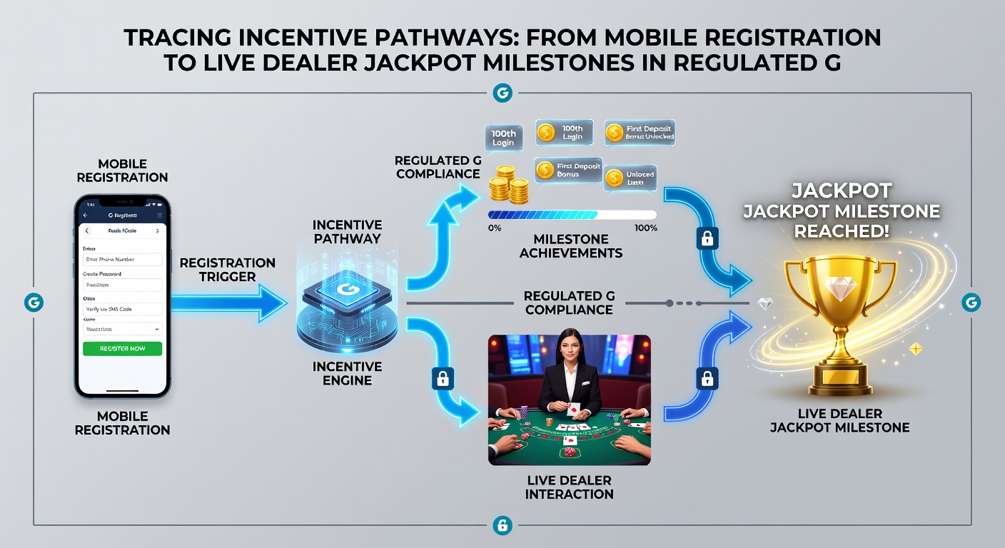 Visualisierung von Übergängen zwischen mobilen Anreizen und Live-Dealer-Jackpot-Meilensteinen